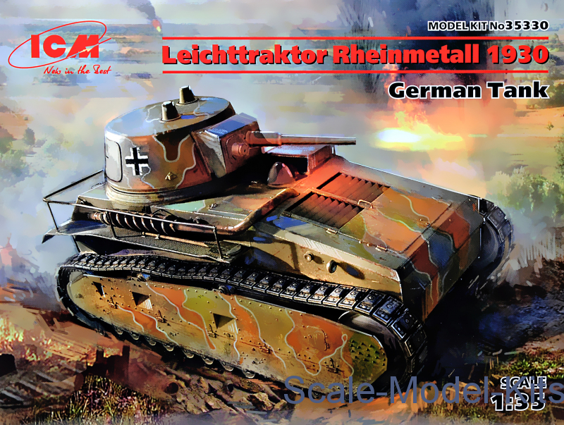 Leichttraktor Rheinmetall 1930, German Tank-ICM plastic