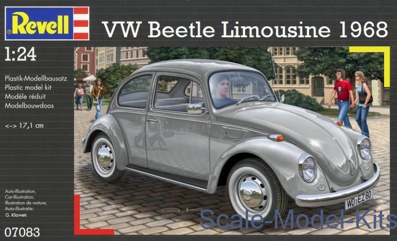 VW Beetle Limousine 1968 1:24 Revell Model Kit