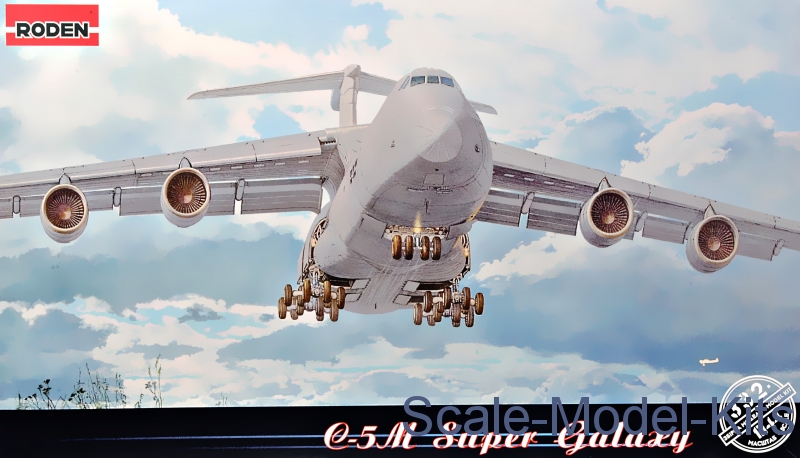 Roden - Lockheed C-5M Super Galaxy - plastic scale model kit in 1