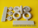 Detailing set: Wheels set for GAZ-63 (Military Wheels), Tankograd, Scale 1:72